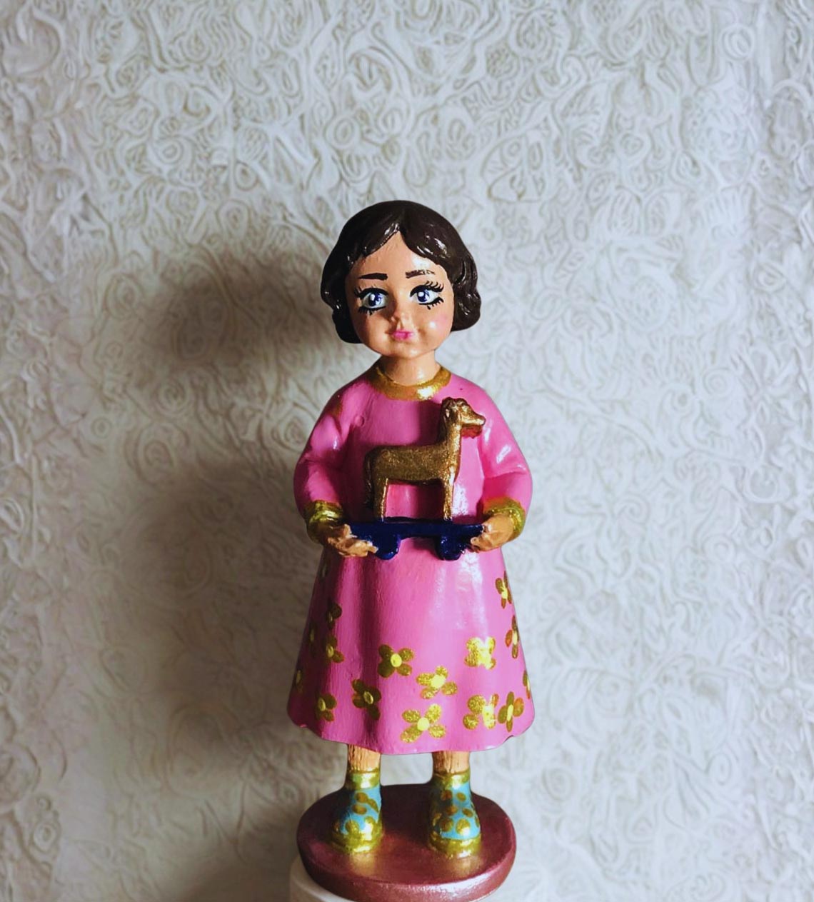 Pembe Bebek Kız Çoçuk Odası Ev Aksesuarı - Çoçuk Ev Biblosu