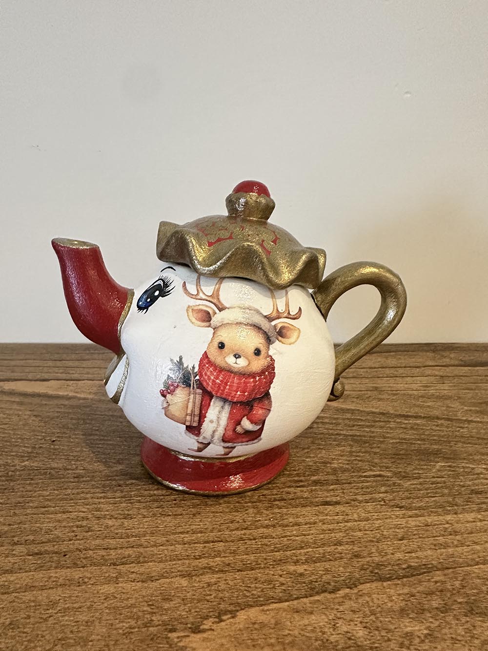 Fincanlı Çaydanlık-Yılbaşı Dekoratif Obje