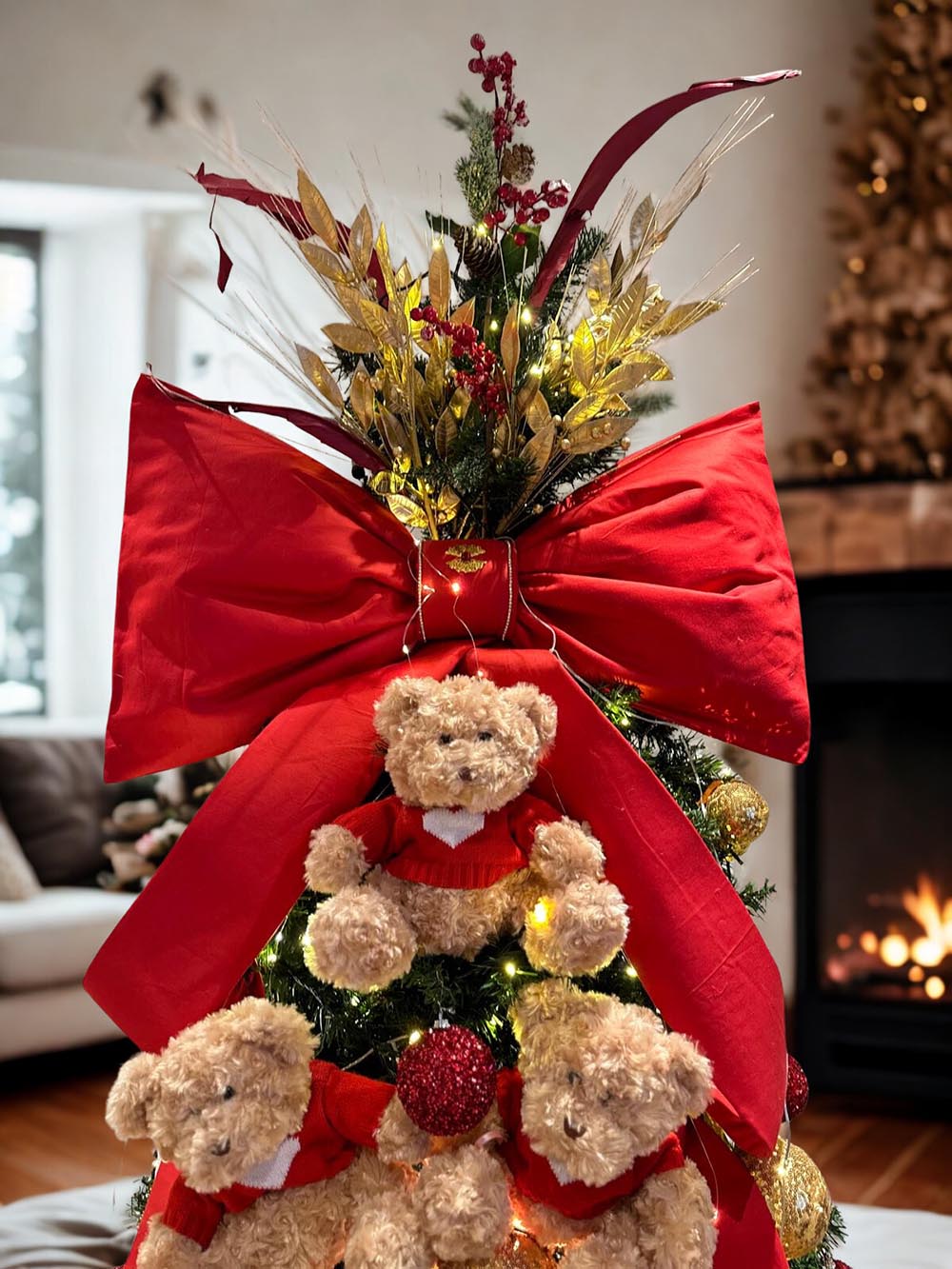 CUTE BEAR - YILBAŞI ÇAM AĞACI