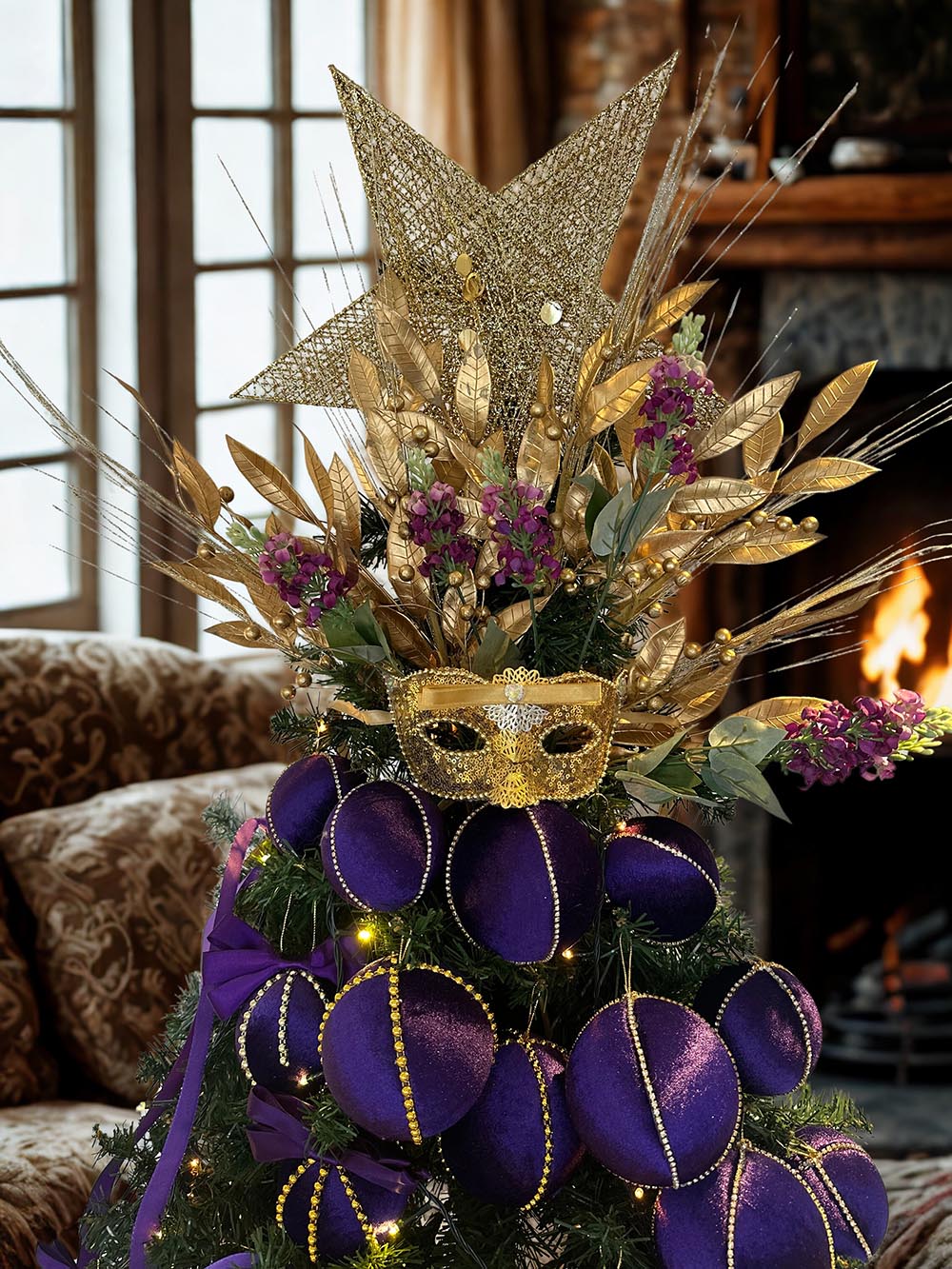 BRIGHT PURPLE - KİRALIK YILBAŞI ÇAM AĞACI